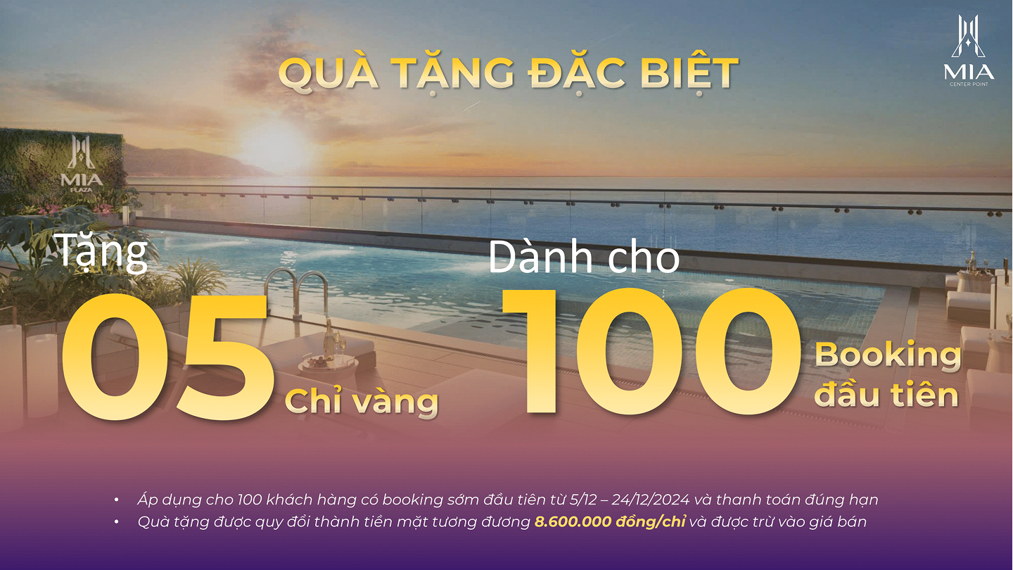 chính sách bán hàng tháng 3 năm 2025 dự án căn hộ mia center point đà nẵng