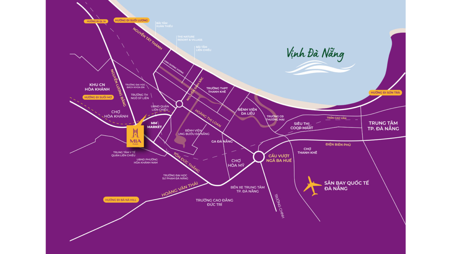 vị trí dự án căn hộ mia center point
