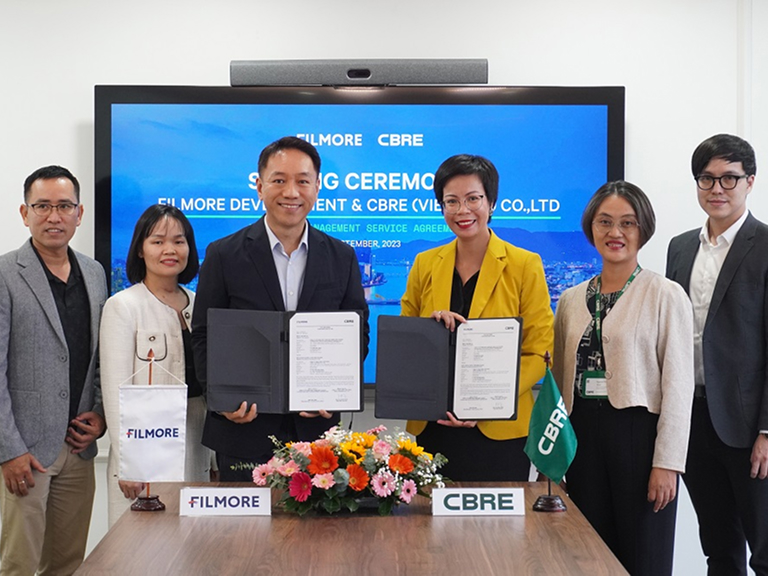 chủ đầu tư dự án căn hộ the filmore đà nẵng hợp tác với cbre