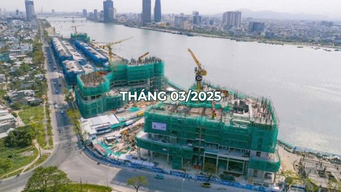 tiến độ dự án sun symphony residence đà nẵng tháng 3 năm 2025