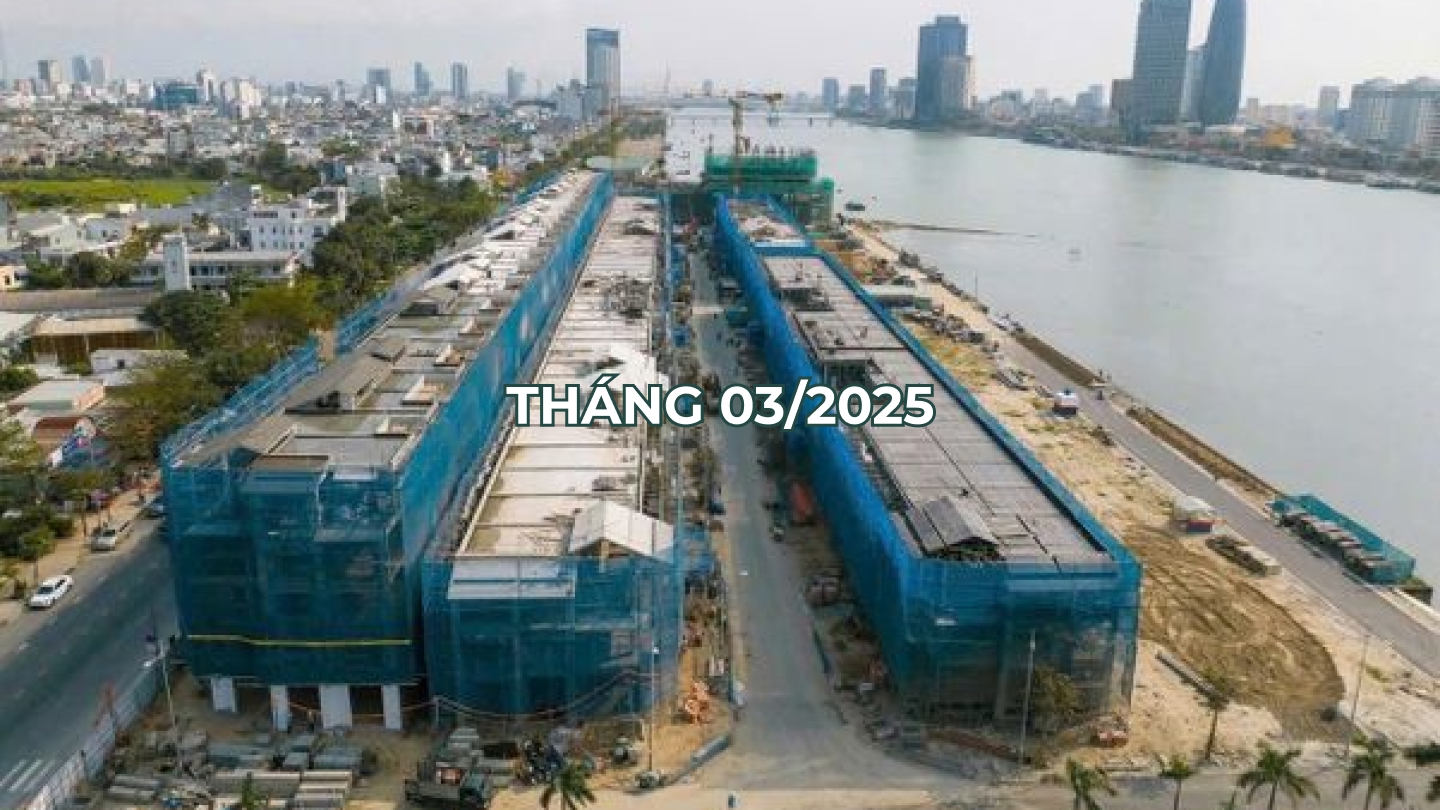 tiến độ dự án sun symphony residence đà nẵng tháng 3 năm 2025