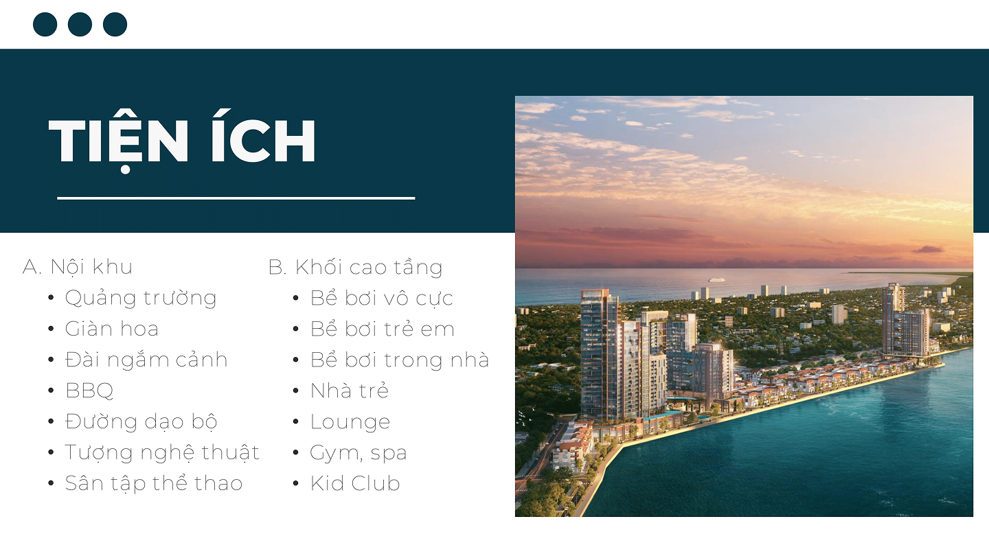 tiện ích nội khu tại khu đô thị sun symphony